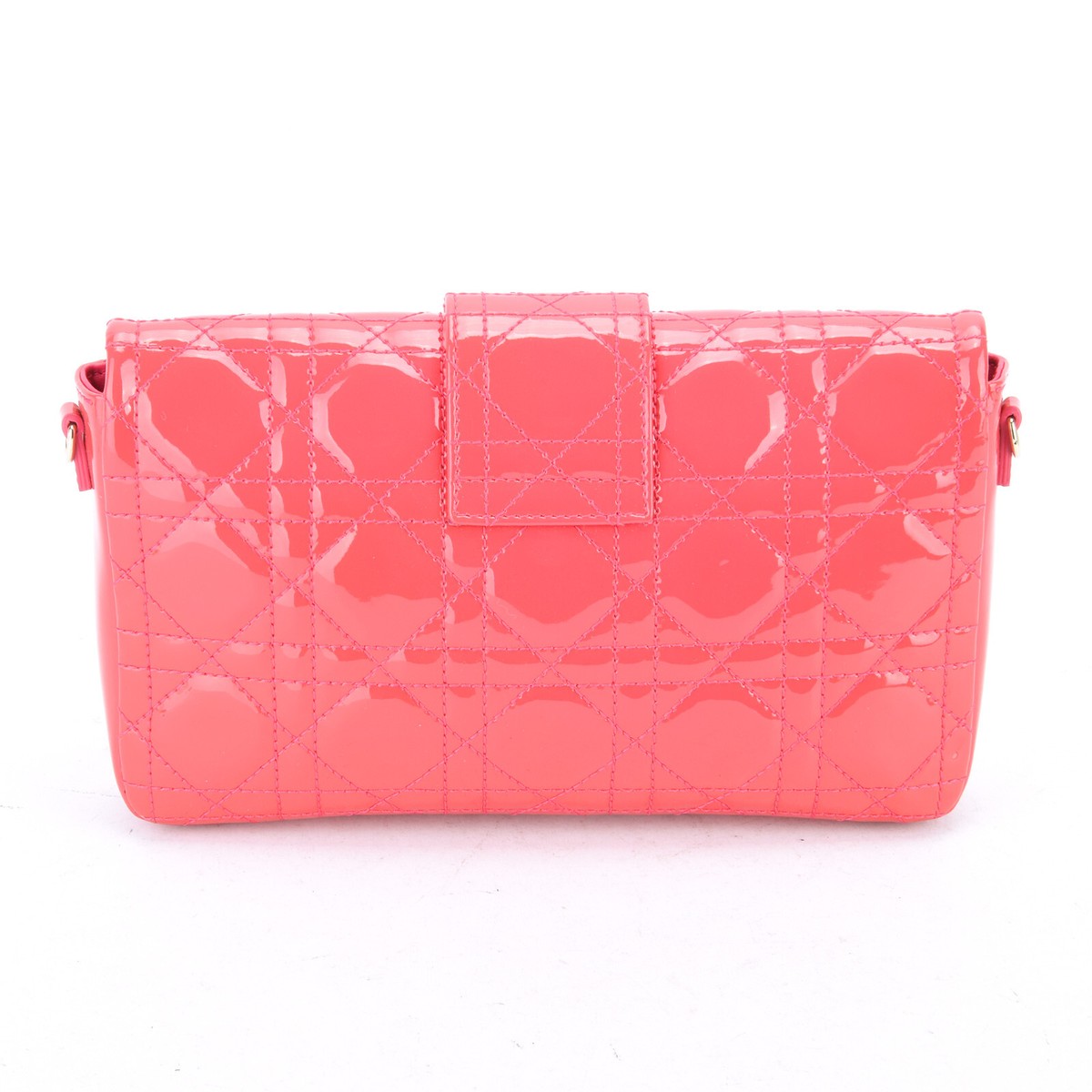 バッグ Dior wallet Christian Dior Fuchsia Quilted Cannage Leather Lady Dior