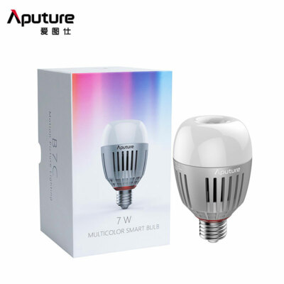 Aputure Accent B7C LED Light Smart Bulb 2000K-10000K Adjust 7W RGBWW APP Control