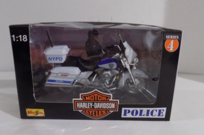 Harley Davidson 1:18 Law Enforcement NYPD Motorcycle Series 4