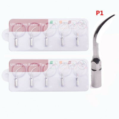 10PCS Dental Ultrasonic Scaler Perio Scaling Tip P1 For EMS/WOODPECKER Handpiece