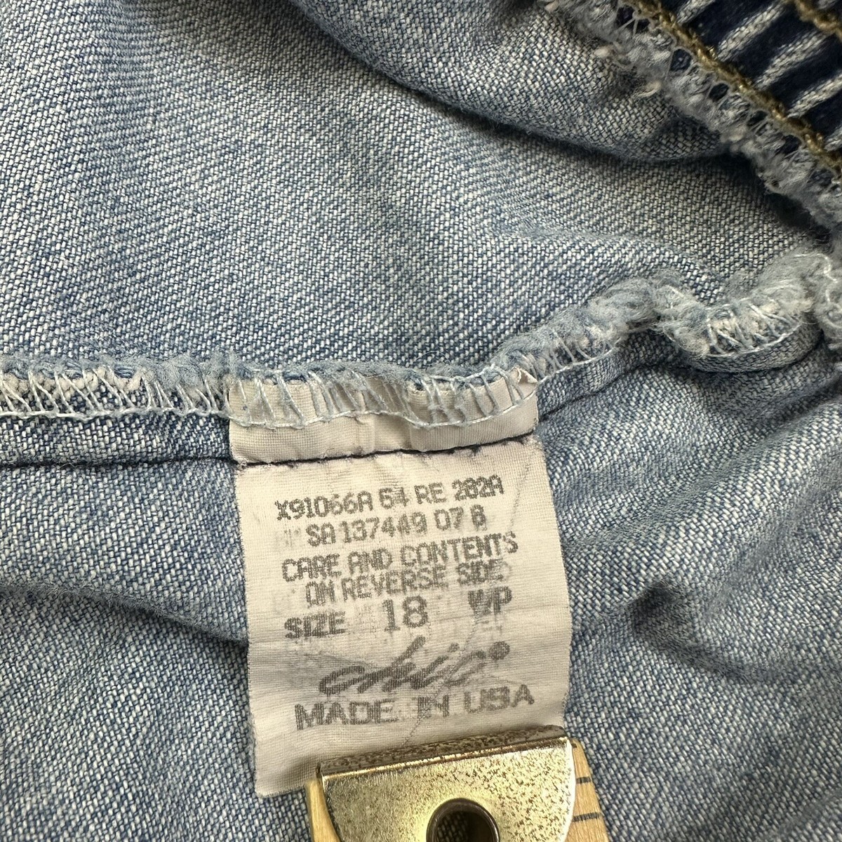 Vintage 90s Mom Jeans Sz 18 Petite Elastic Waist High Rise Denim