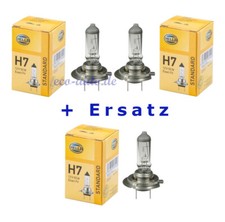3 x HELLA H7 12V 55W Halogen für PORSCHE CAYENNE 92A 9PA CAYMAN 981