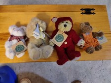 Lot of 4 Boyds Bears Bailey and Friends and The Archive Collection Plush Bear
