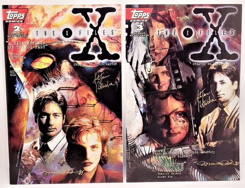 The X-Files #2-6 Published By Topps Comics *Signed by Stefan Petrucha - CO1 - Picture 2 of 10