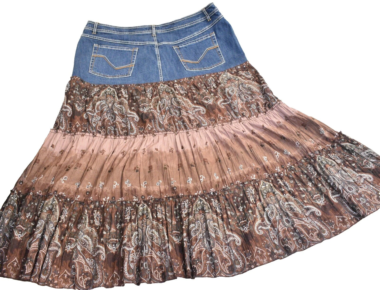 Faldas para mujer Faded Glory Paisley