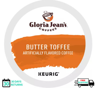    Gloria Jeans Butter Toffee Keurig Coffee K-cups 