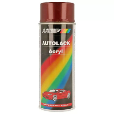 Motip 51480 Red Acrylic Car Spray Paint 400ml Alfa Aston Ford Honda VW Niss Merc