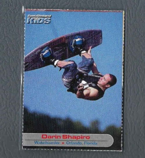 2001 SI Kids DARIN SHAPIRO Rookie, Wakeboarding X Games Olympic 'Speedball' #58