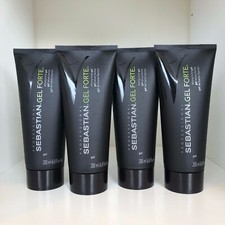 Sebastian Gel Forte Strong Hold Gel  Set of 4  6.8 oz each  new fresh
