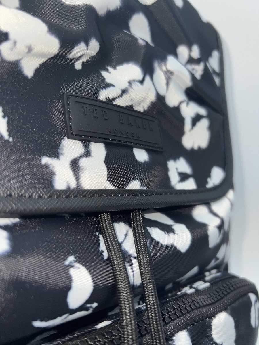 Ted Baker SHEFA Backpack Nocturnal Animal Rucksack Black Travel Work Gym Bag Ted Baker SHEFA Womens Backpack Nocturnal Rucksack Black  main image 2
