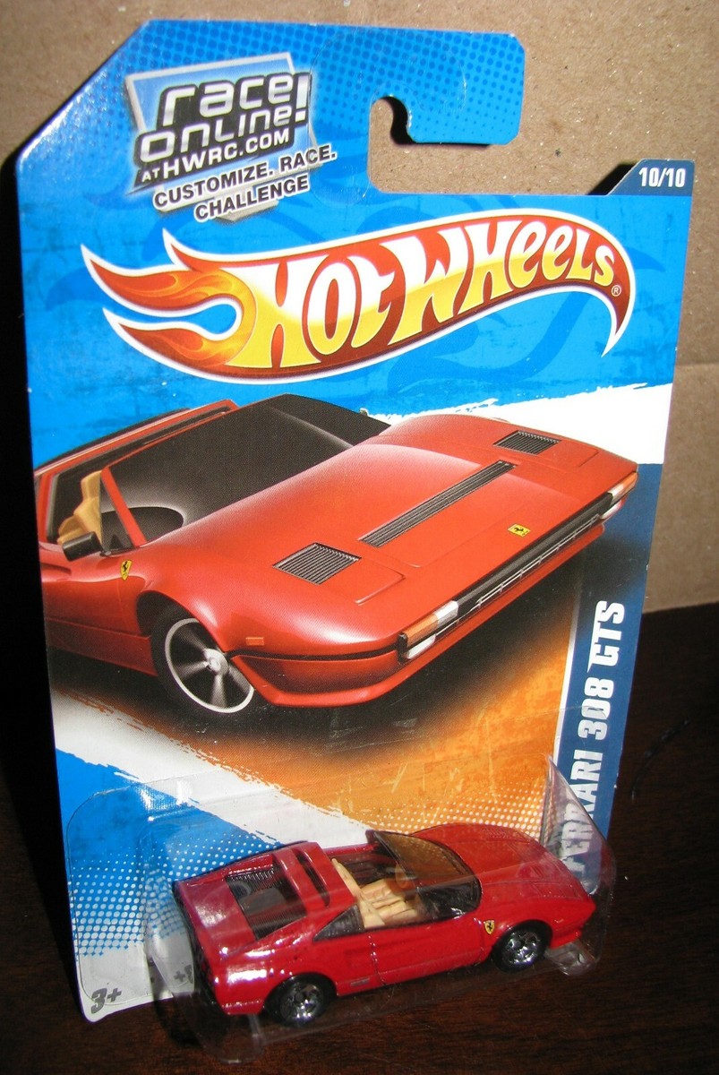 Hot Wheels 2011 #128 All Stars #10 FERRARI 308 GTS Red with