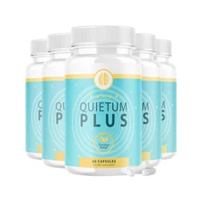 5-Pack Quietum Plus Tinnitus Relief Supplement Reduce Ear Ringing (300 Capsules)