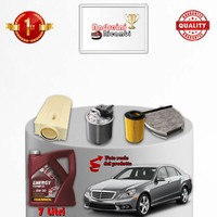 Kit Wartung 4 Filter Und ÖL Mercedes Klasse E 220 CDI W212 120KW 163PS 2009