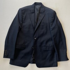Lauren Ralph Lauren 42R Blue Glenn Check 100 Wool Mens Blazer Sport Coat Jacket
