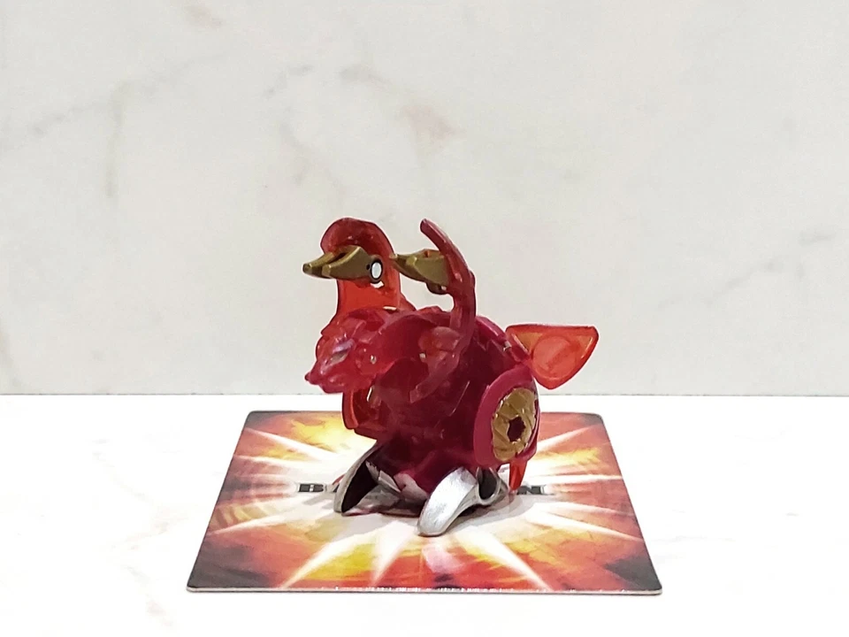 Rare BAKUGAN Unmarked (Pyrus) Translucent MUTANT KROWLL Spin Master/SEGA New HTF - Image 4 of 4