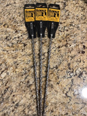 Lot Of 3 DeWalt SDS Plus Hammer Bit Rock Carbide 1/4'' x 10'' x 12'' DW5420