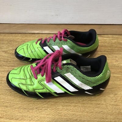 ADIDAS NEORIDE III Rubber Stud UK Size US Green Pink Football  Boots UK