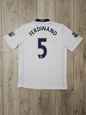 MANCHESTER UNITED 2008 2009 AWAY FERDINAND FOOTBALL SHIRT SOCCER