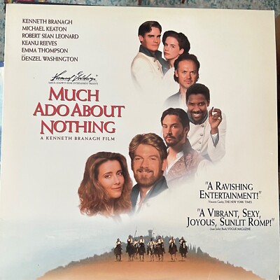 Much Ado About Nothing - Laserdisc  buy 6 for Free Shipping
