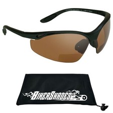 Bifocal HD Blue Blocking Sun Reader Sunglasses Z87 SPORT Wrap Driving Motorcycle