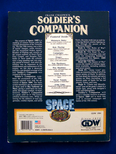 Soldier's Companion - Space 1889 - GDW - VG - Picture 2 of 2