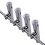 4-Pack Stainless Steel Marine Fishing Rod Holders - Rail Mount For Boats & Yachts - Fits 7/8" To 1" Rails 9 thumbnail image