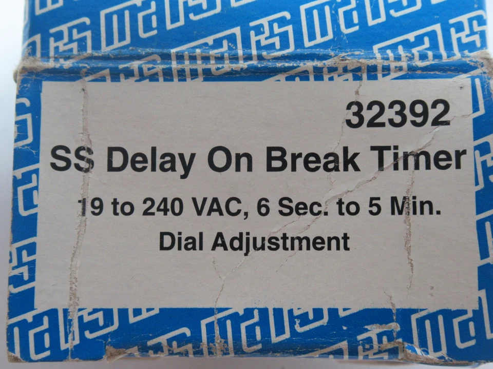Mars 32392 Solid State Delay On Break Timer 6sec-5min 19-240VAC NEW - Image 3 of 4