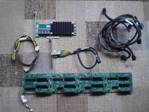 Intel 2U 12-Bay 3.5" 12Gb/s SAS/SATA HDD Backplane G97164-371 w/ ATTO Controller