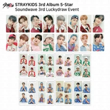 Stray Kids 3rd mini Album 5 Star Soundwave 3rd Luckydraw Photocard 4cut Photo