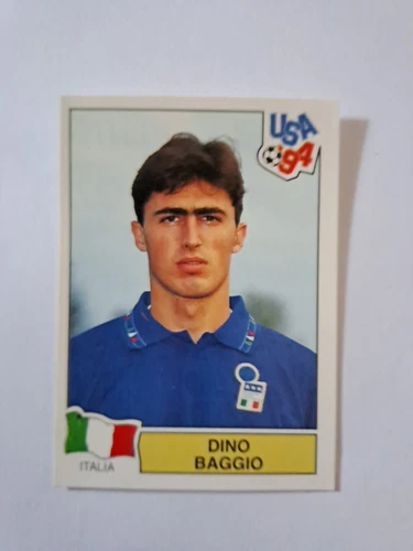 FIGURINA CALCIATORI PANINI WORLD CUP STORY 1992 Nr. 255 DINO BAGGIO - USA 94