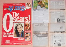 Aussie VIDEO AGE 1983 - MERYL STREEP Cover OSCARS Bill Collins Movie Reviews