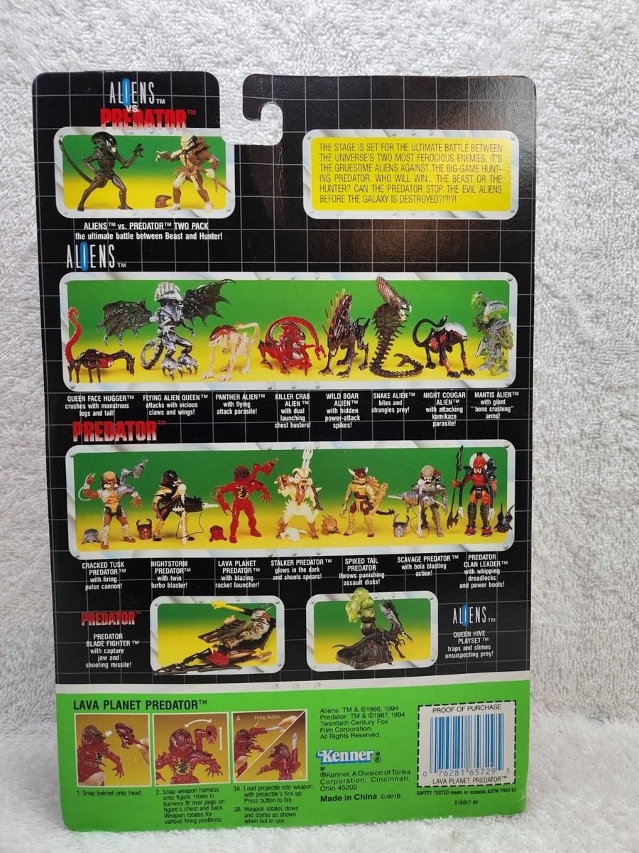 1994 The Ultimate Alien Hunter Predator Lava Planet Predator. | eBay