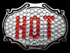 KK29104 REALLY NICE  COOL   HOT   FASHIONABLE SILVERTONE BELT BUCKLE