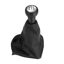 Gear Shift Cover, 5 Speed Gear Shift Stick Knob Cover Gaiter Boot Leather for