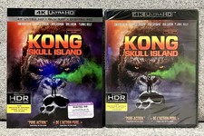 KONG SKULL ISLAND 4K UHD + Blu-ray w/MINT SLIPCOVER NEW & SEALED Tom Hiddleston