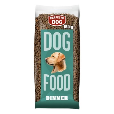 Hundefutter Dinner 15kg Sack Trockenfutter Alleinfutter Hund Futter