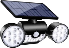 Solar Lights Outdoor, Motion Sensor Security Lights Solar Wall Lights with Dual