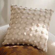 30X50/45X45Cm Light Luxury Throw Pillow Cover Brown French Stamping Waist Cushio