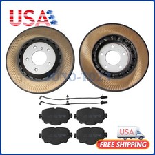 For 2016-2023 Bentley Bentayga rear brake pads and rotors US