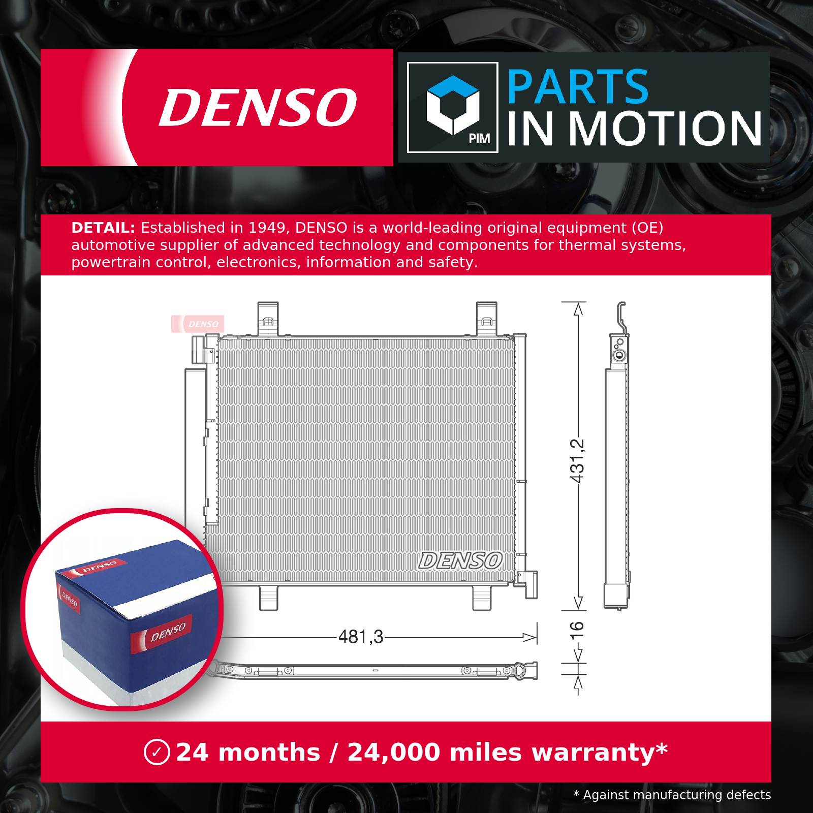 Denso Dcn32023 Air Con Condenser - Image 4