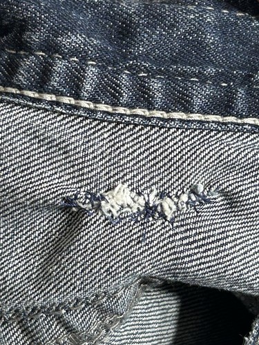 Silver Jeans GORDIE Straight Leg Mens 32 x 34 Stretch Blue Jeans Buckle pant - Picture 15 of 16