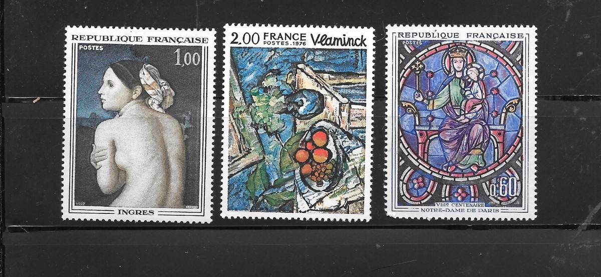 FRANCE FRENCH MNH XF1964-76 OLD VINTAGE PAINTING COMMEMORATIVE