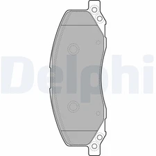 Delphi LP2082 brake pad set, disc brake for Honda, Opel, Saab, Vauxhall