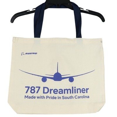 South Carolina Boeing 787 Dreamliner Tote Bag Canvas Graphic Travel Carryall
