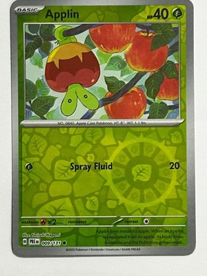 Applin Reverse Holo Common SV: Prismatic Evolutions 009/131 NM