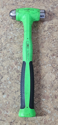 Snap On HBBD16 16oz Dead Blow Ball Peen Hammer Green Pre-owned #2