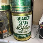 Lot Of 5 Vintage Oil Cans 1 Quart Quaker State Deluxe, Slick 50, Castrol Super + — photo 2