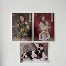 Womens Pro Wrestling Cards BBM2024 Arisa Nakajima Mizuki Sayuri Namba Set