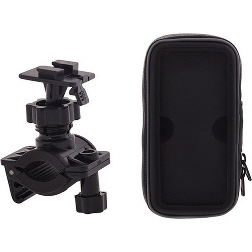 Bikemount Size-m Supporto Bici Custodia Black Per Htc One Mini 2 M4 Remix S Sc X - Foto 3 di 7