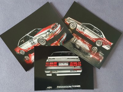 Audi V8 DTM Evo Race Car (1992) Press - Photos - Photos - Pictures - 15x20cm